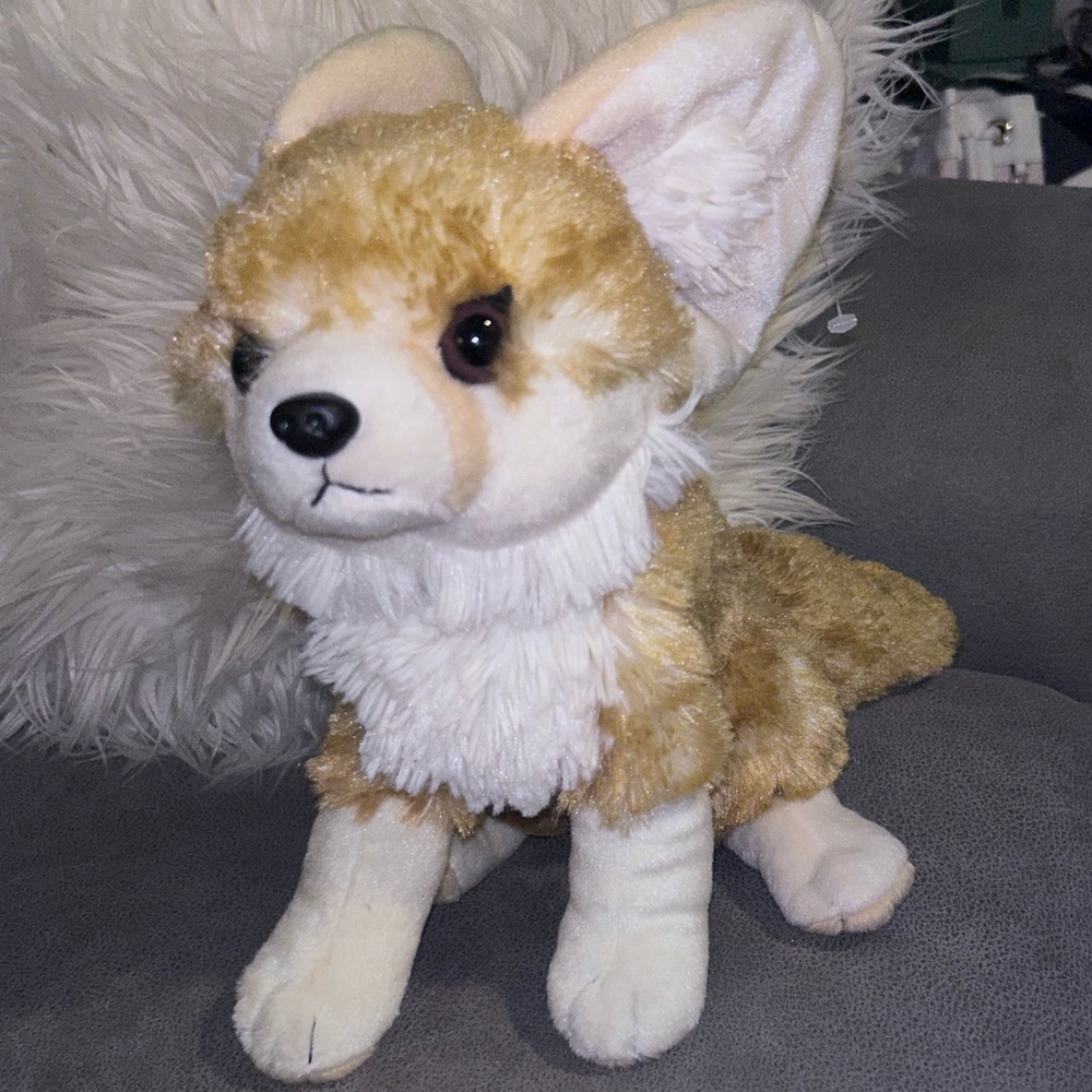 WILD REPUBLIC Realistic Desert Fennec Fox Plush Stuffed Animal Cuddlekins 14"